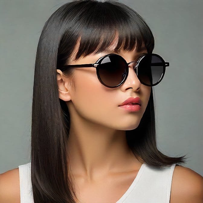 trim blunt bangs