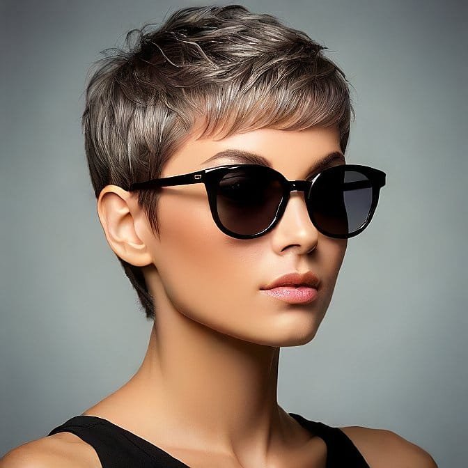 asymmetrical pixie haircut