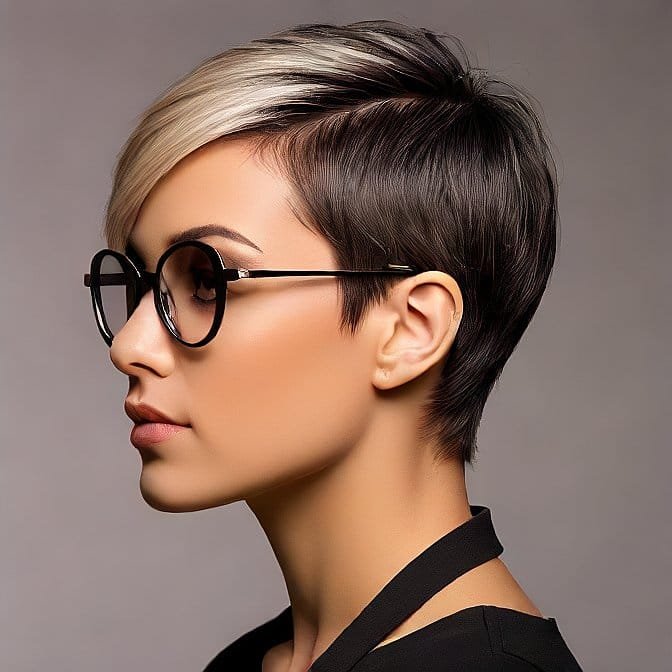 asymmetrical pixie haircut