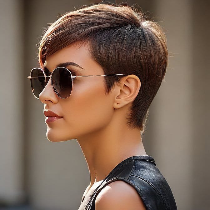 choppy pixie haircut