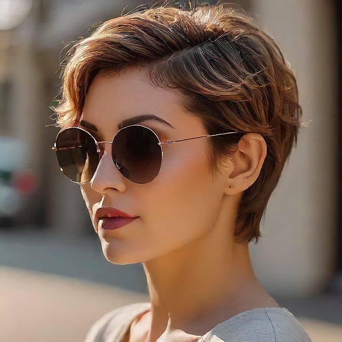 wavy pixie haircut