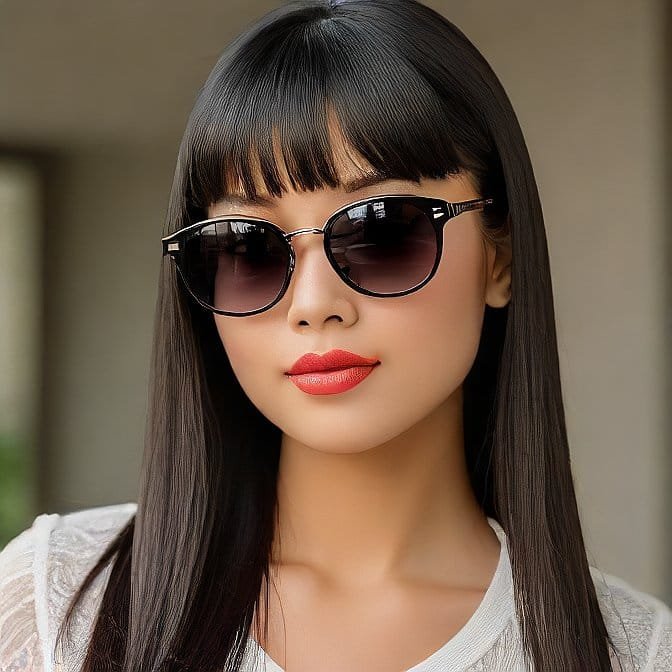 trim blunt bangs